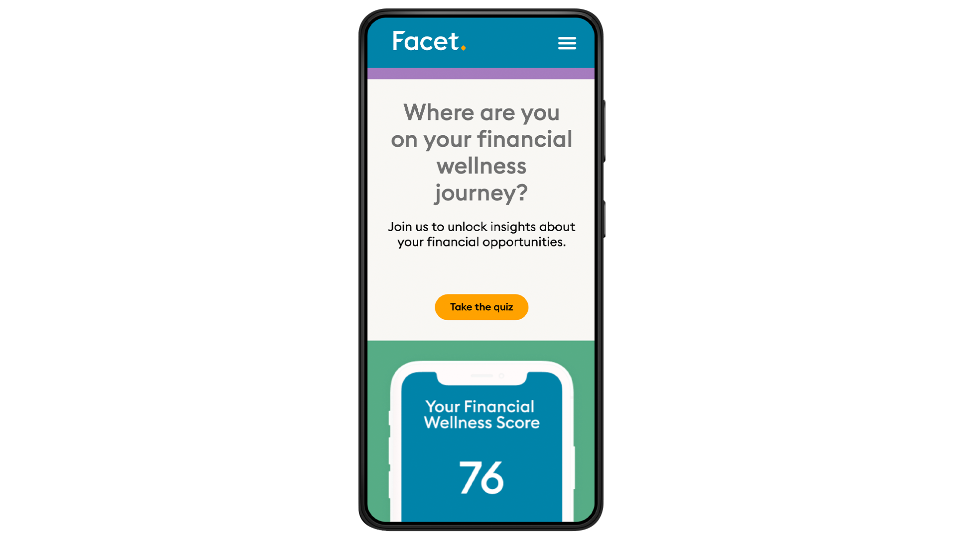 Factet website screenshot